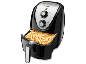 fritadeira elétrica sem óleo air fryer mondial grand family 5l afn-50 timer 1900w