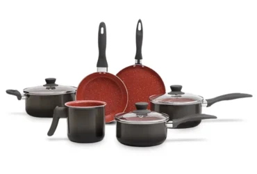 jogo de panelas brinox ceramic life easy antiaderente cerâmico vpm 6 peças