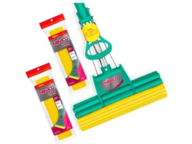 kit mop sekito da noviça bettanin com cabo e 2 refis extras