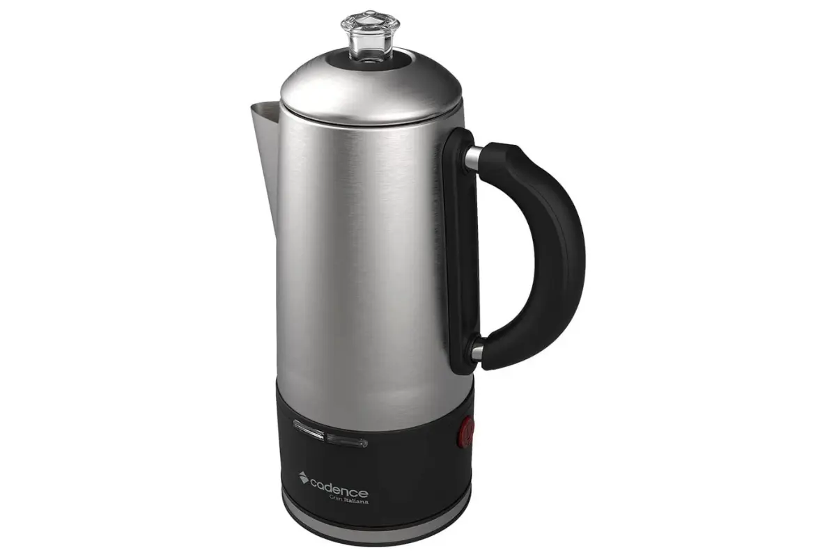 Cafeteira Italiana Cadence Gran Inox Caf120 127v cafeteira italiana gran inox cadence caf120 127v