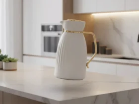 garrafa térmica para café de 1 litro premium bravatti click abre e fecha