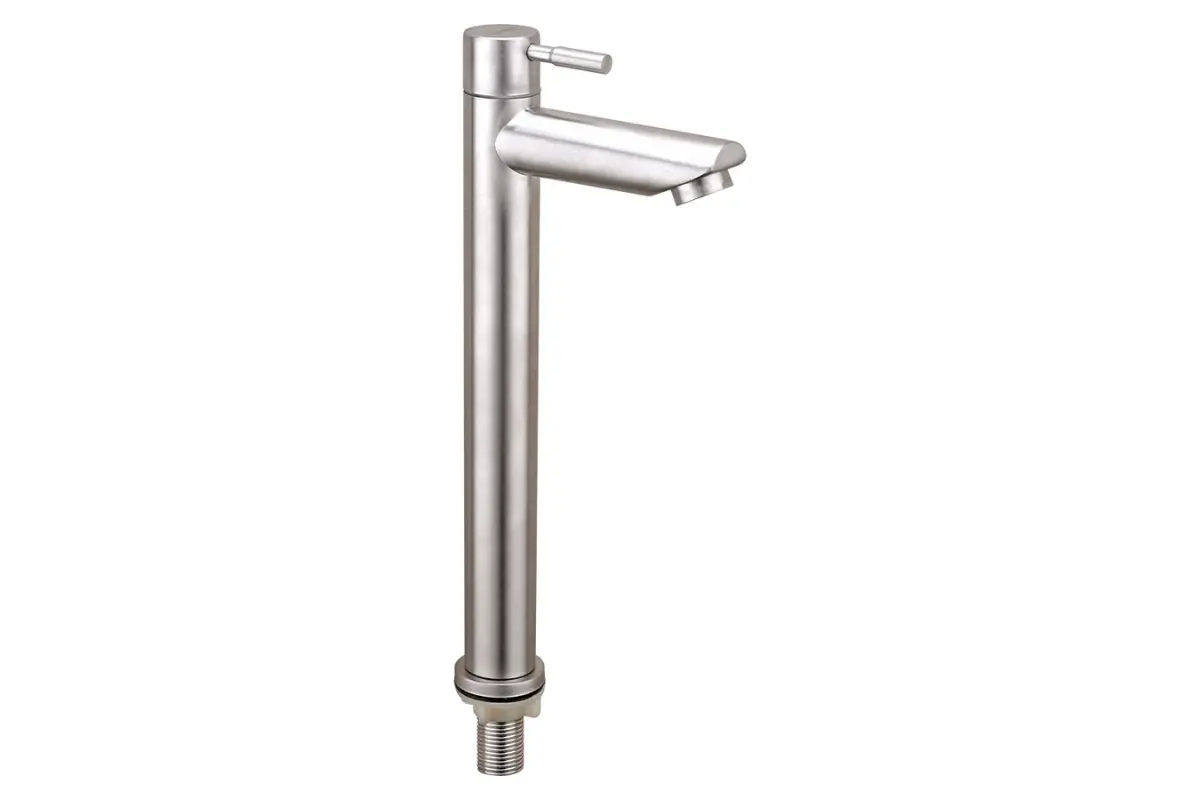 Torneira Para Banheiro De Mesa Com Bica Alta De 1/4 De Volta Em Aço Inox 304 Elegance Beltempo torneira para banheiro de mesa com bica alta em aço inox 304 de 1/4 de volta elegance beltempo
